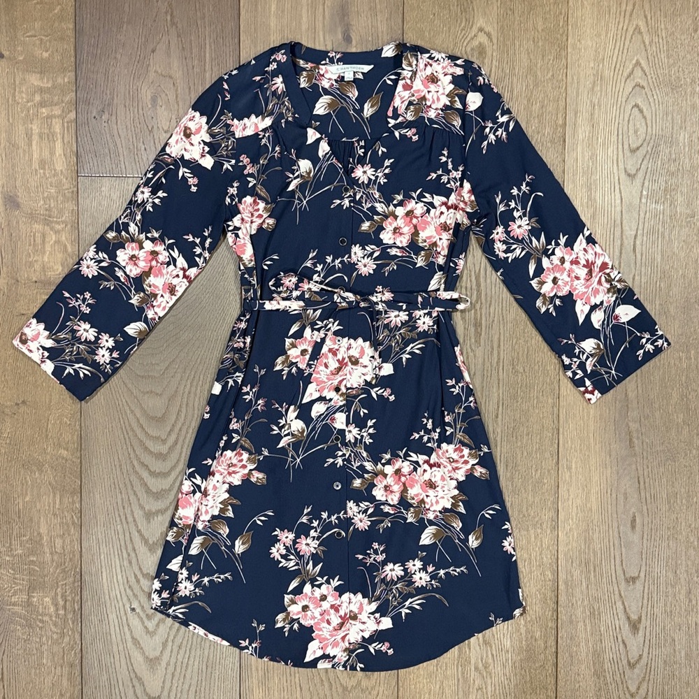 41 Hawthorn Dark Navy Floral Dress